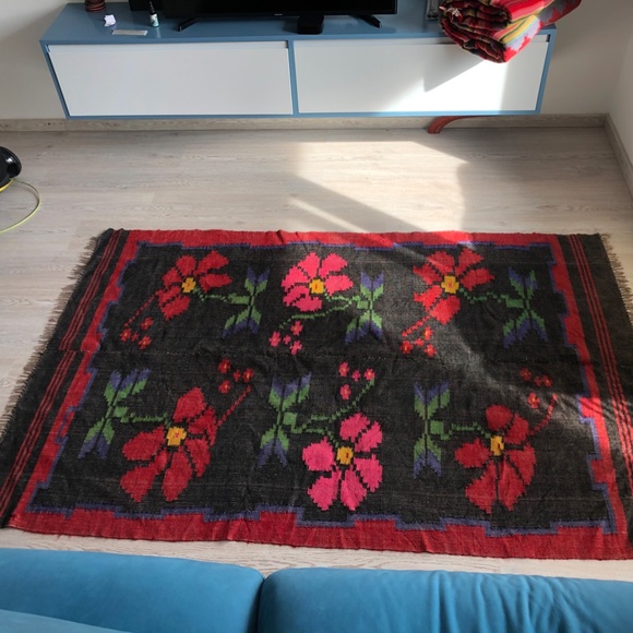 VINTAGE KILIM RUG wool - Picture 5 of 11